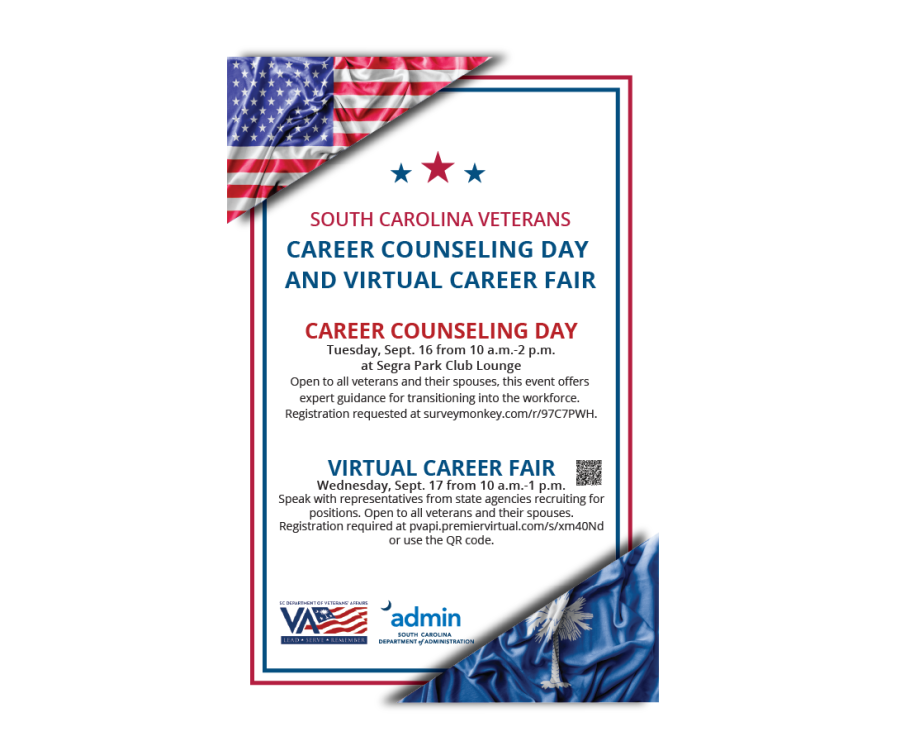 Veterans Career Counseling Day and Virtual Career Fair graphic