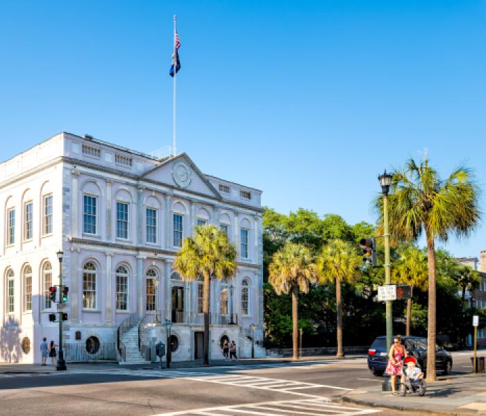 exterior image of a historical court building